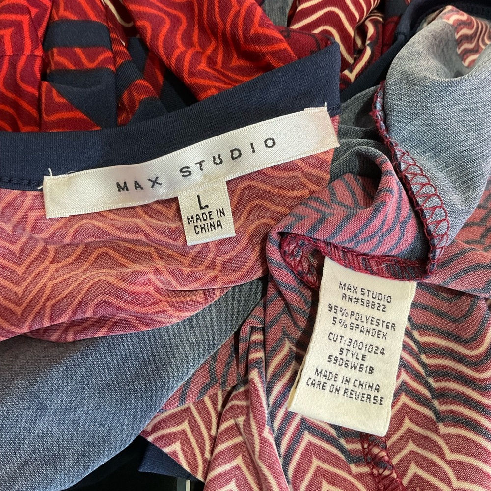 Max Studio Patterned Mini Dress - Euc - image 4